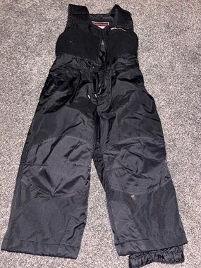 Weatherproof Black Snow Bibs/ Snow overalls